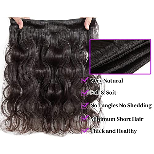12A Brazilian Body Wave Human Hair Bundles 18 18 18Inch 100% Unprocessed Brazilian Virgin Human Hair Weave 3Bundles Body Wave Hair Extensions