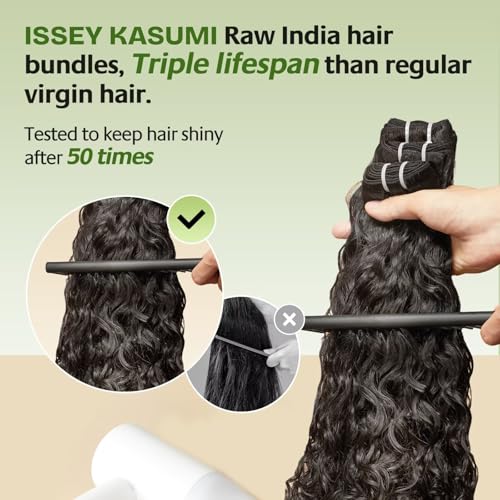 Raw Indian Human Hair Single Bundle,Triple Lifespan Than Regular Virgin Hair,In-Store Quality,Online Price! 100% Raw Indian Hair Bundles Water Wave Raw Hair Bundles 16 Inch