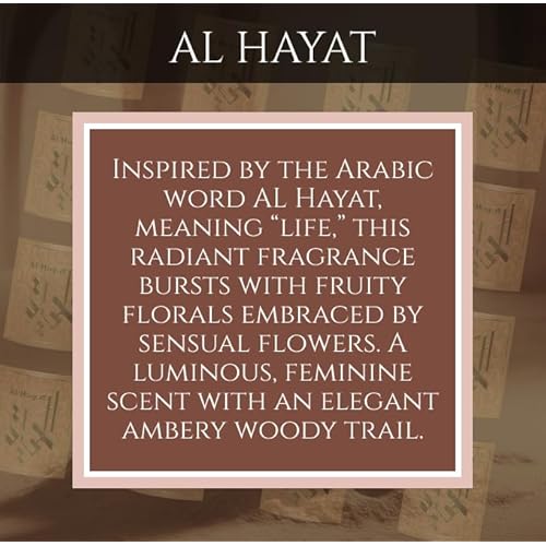 Prince Parfums Dubai ? Al Hayat ? 3.4 Ounces ? Radiant Women¡¯s Eau de Parfum ? Fruity Florals with Jasmine & Amber ? Essence of Life, Femininity & Beauty