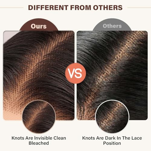 26 Inch Body Wave Lace Front Wigs Human Hair 13x4 Transparent HD Lace Frontal Wigs 200% Density Wigs Human Hair Pre Plucked With Natural Hairline Baby Hair Wigs For Women