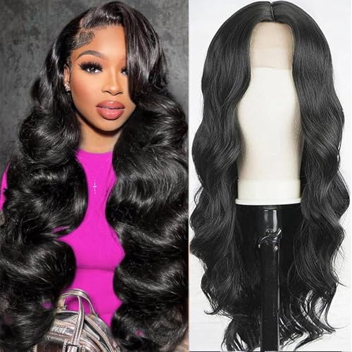 Chesma Body Wave Lace Front Wigs Human Hair 13x4 HD Lace Front Wigs Human Hair Pre Plucked Body Wave Glueless Frontal Wigs Human Hair 180 Density with Baby Hair (26 inch)