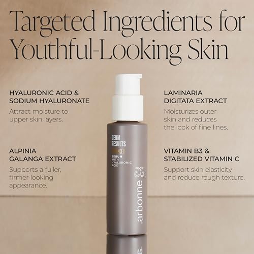 DermResults Advanced Hyaluronic Acid Serum for Face ? Hydrating Face Serum ? Dermatologist-Tested, 1 fl oz (30 mL)