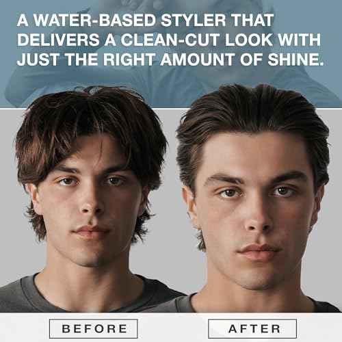 CRVFT Gel Pomade 4oz | High Shine/Medium Hold | Water Based/Water Soluble | Ideal For Short/Medium Thin/Thick Hair | For A Clean Cut Look | Men¡¯s Styling Product [Clear], Stylist Approved [Scented]