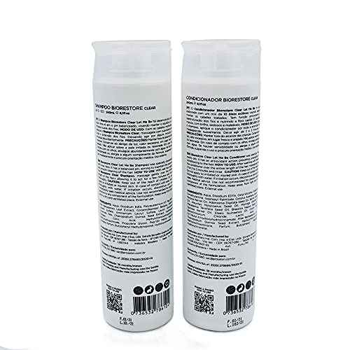 Let Me Be Biorestore Clear Duo ? Shampoo & Conditioner Set (2x240ml / 8.1 fl.oz) ? Anti-Frizz & Anti-Volume Daily Hair Care ? Nourishing Formula for Soft, Smooth, and Manageable Hair