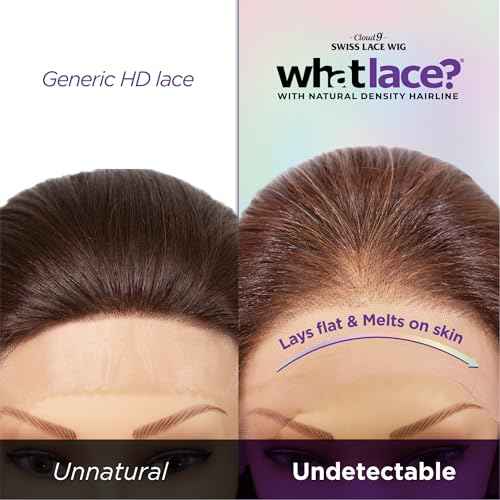 Sensationnel What Lace 13X6 Wigs - Glenna Lacefrontal Hand Tied Glueless Synthetic With Natural Density Preplucked Hairline (LIGHTASHBROWN)