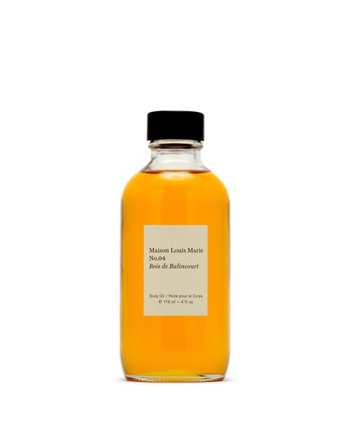 Maison Louis Marie - No.04 Bois de Balincourt Natural Body Oil | Luxury Clean Beauty + Non-Toxic Fragrance (4 fl oz | 118 ml)