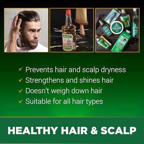 Clubman Pinaud Hair Tonic for Men ? Classic Greaseless Hair Tonic for Hair Growth, Strengthening Scalp Treatment, 12.5 fl oz