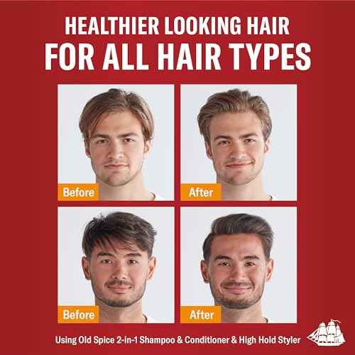 Old Spice Stay-In-Place Hair Styling Putty for Men, High Hold, Very Low Shine, 2.22 Oz