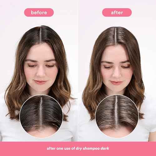 VERB Dry Shampoo Dark ? Refresh, Absorb Oils + Extends Styles - Refreshing Dry Shampoo Spray for Dark Tones - Vegan, No Parabens or Harmful Sulfates