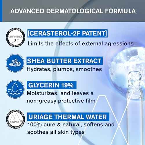 URIAGE X?mose Cleansing Soothing Oil | Mild Foaming Nourishing Gel-in-oil, Face & Body, Fragrance & Soap-Free