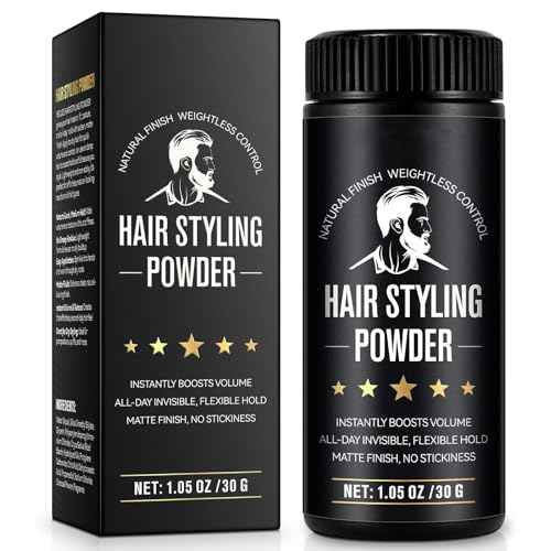 Hair Styling Powder - Volumizing Texture Powder for All Hair Types - Matte Finish, 24 Hour Hold, Adds Volume, Non-Sticky Formula, Light Scent - 30g