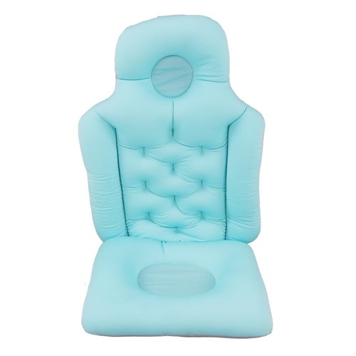 Adult Bath Pillow, Foldable Neck Support EPS Full Body Bath Pillow High Elasticity Quick Drying for Home Use (Blue)