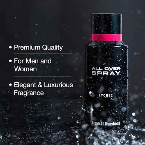 ATYAB AL MARSHOUD Lychee All Over Perfume Body Spray (125mL) - Unisex, Luxurious, Long-Lasting (Up to 24 Hours), Versatile Body Mist Fragrance for Men and Women