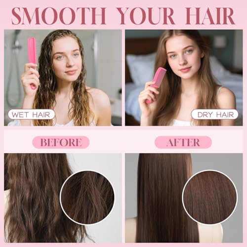 Hair Brush and Combs Bulk Individually Wrapped for Homeless,Disposable Hair Combs Bulk Hair Brushes Detangling Hairbrush for Women Shelter Nursing Hotel Church Charity Supplies (pack of 240)
