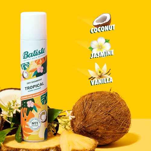 Batiste Tropical Dry Shampoo, Waterless Shampoo, 3.81oz 3 pack