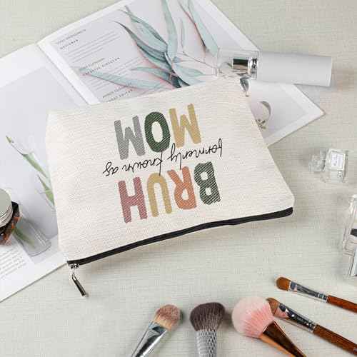 Mom Gift From Daughter, Makeup Bag, Handmade Cosmetic Bag For Mom, Funny Mom Birthday Gift Ideas, Mothers Day Gifts For Mom from Daughter, Son, Kids
