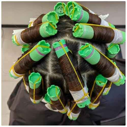 100pcs Breathable Hair Perm Paper, Disposable Perm End Papers, High Temperature Resistant Salon Home Hair Rollers Accessory for Cold Hot Perms Hair Curling