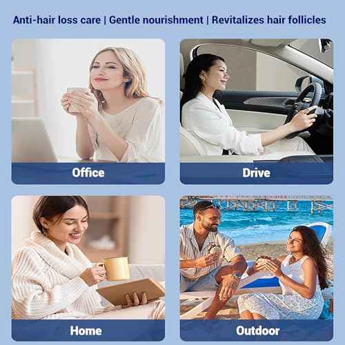 Hair Growth Cap, Red Light Therapy for Hair Growth & Regrowth,Wireless Laser Cap with 460nm/660nm / 850nm Wavelengths, for Men & Women
