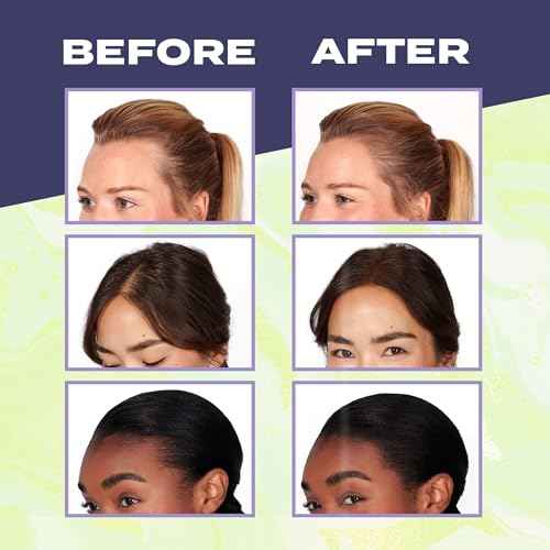 Toppik Fill Me In Hairline Filler, Hair Color Root Touchup, Hair Fibers Wand, Fills In Thinning Hairline, Hair Styling Product, 0.176 oz (5 g), Black