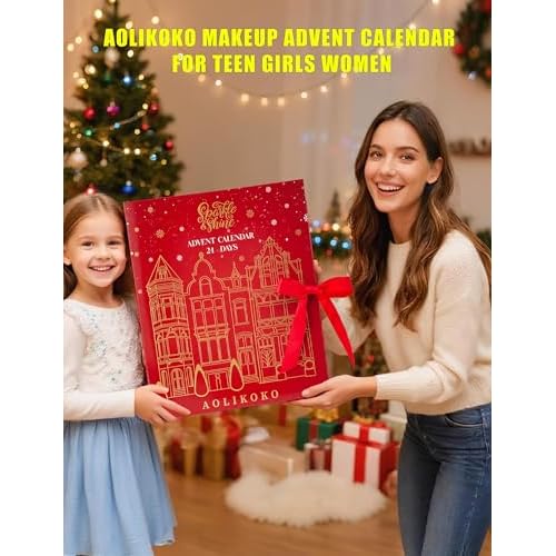Makeup Advent Calendar 2025 for Women & Teen Girls, Xmas Countdown Calendar, 24 Days Christmas Gift Sets Full Makeup Kit Gift