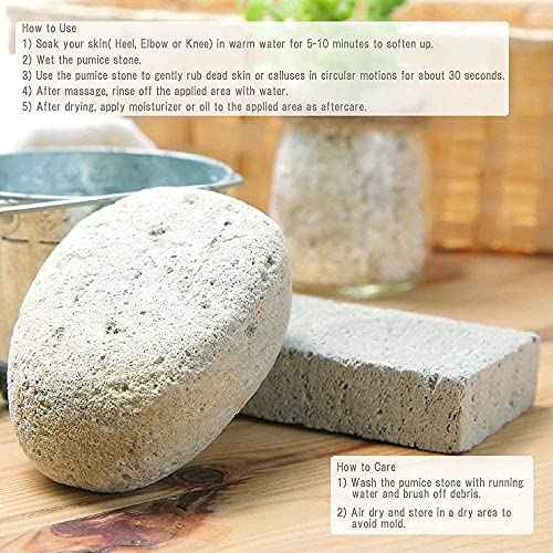 Pumice Stone, Natural [Made in Japan] Ergonomic Shape, Extra Fine Texture, Hard & Cracked Skin Callus Remover for Men, Women, Kids and Gifts. (Fine Smooth for Multi-use(Elbow, Knee and Heel)