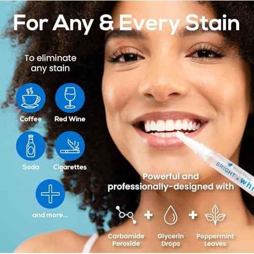 Venus Visage Award Winning Teeth Whitening Pen, 20+ Uses - Teeth whitening Kit Professionally formulated - Best Teeth whitening Gel Pen Teeth Whitener - Low Sensitivity (Mint) (0.07 Fl Oz (Pack of 2))
