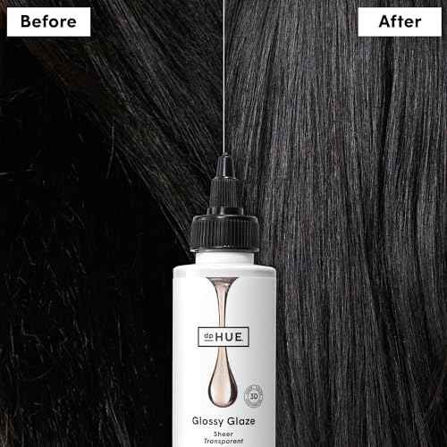 dpHUE Glossy Glaze, Sheer - 4 fl oz - In-Shower Conditioning Glaze for Luminous Shine - Paraben, SLS & SLES Sulfate Free - Leaping Bunny Certified