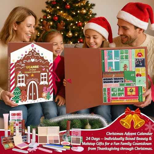 Makeup Advent Calendar 2025, 24 Days Individually Boxed Christmas Makeup Sets, 2025 Xmas Countdown Calendar Makeup & Cosmetic, Gift for Women Teens Girls