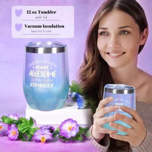 Gifts for Women, Mom, Wife, Girlfriend, Sister, Her- Happy Birthday, Christmas, Valentine's Day, Mothers Day Gifts - Lavender Spa Gift Basket Set Thank You Gifts