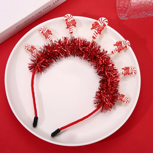 mokkia Candy Headband for Women Sweet Lollipop Christmas Headbands Halloween Candy Costume Accessories Candyland Costume Gift