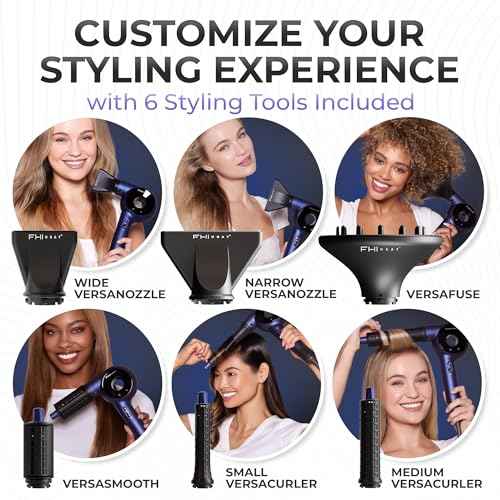 The VersaSphere Pro Air 6-in-1 Multi-Styler Professional Hair Dryer with Diffuser