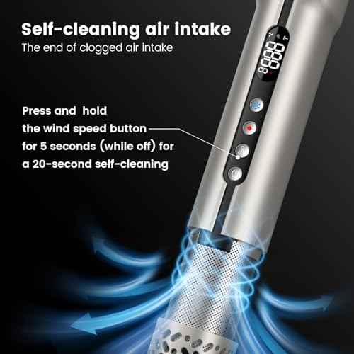 Hair Straightener - 2 in 1 Wet to Dry Hair Dryer and Straightener with High-Speed Airflow + Rapid Heat-Up + Customizable Temperature + LCD Display & Auto Shut-Off + No Heat Damage (Gold)