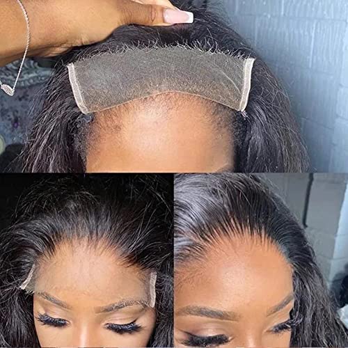 4x4 Closure Wigs Human Hair Water Wave Human Hair Wigs 18inch Wet And Wavy Wig Natural Black Lace Closure Wigs for Women Human Hair Deep Water Curly Wig With Baby Hair
