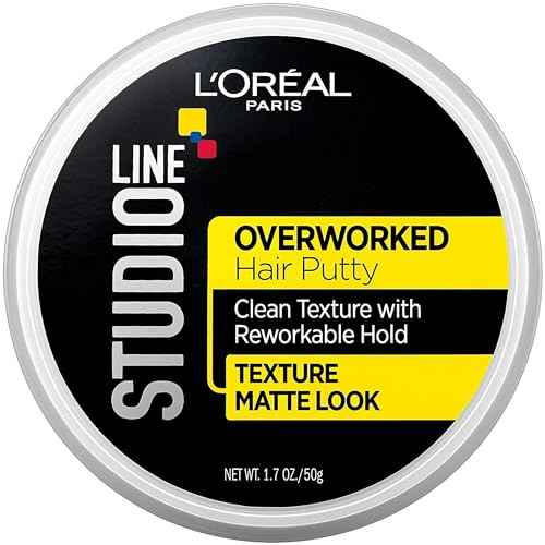 L'Oreal Studio Line Overworked Hair Putty (Pack of 2)