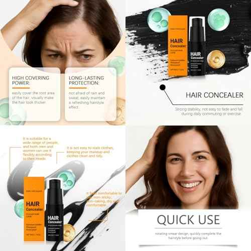 Hair Concealer Cream - Instant Bald Spot Coverage for Men & Women, Waterproof Scalp Concealer with Natural-Looking Finish, Root Touch-Up for Thinning Hair, Sweat-Proof, Long-Lasting, 50ml (2)