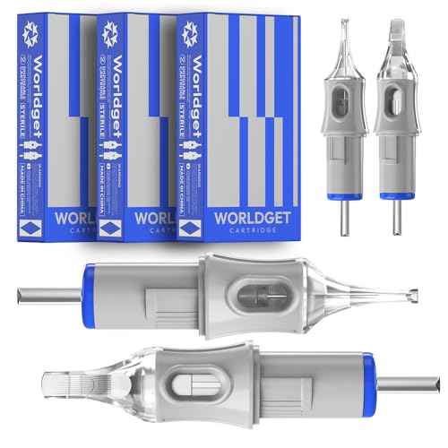 Tattoo Cartridge Needles 60PCS 1211RM Disposable #12 Standard Round Magnum Tattoo Needles for Tattoo Pen Machine
