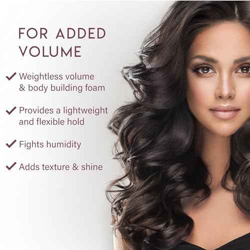 ALURAM Coconut Water Volumizing Foam, Lightweight Volume & Flexible Hold, 7 Fl Oz