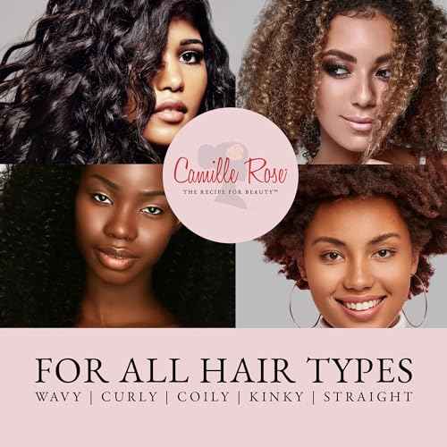 Camille Rose Mint Condition Style and Set Foam, with Aloe Vera and Sea Moss, for Extra Hold, Frizz Free Shine, and All Hair Types, 8 fl oz