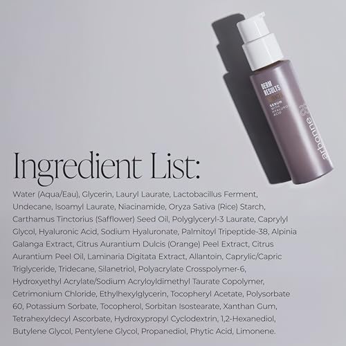 DermResults Advanced Hyaluronic Acid Serum for Face ? Hydrating Face Serum ? Dermatologist-Tested, 1 fl oz (30 mL)