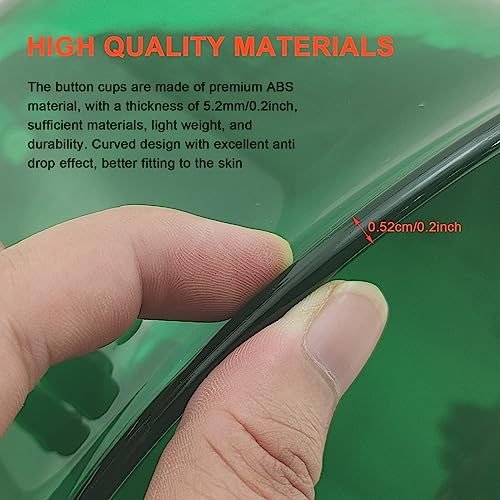 Elitzia Vacuum Cups for Butt Lifting 3000ML/101Fl.oz Vacuum Cupping Machine Accessories Extra-Large Buttocks 9.05inch bottom diameter 6.69inch height 1 Pair ETHX005 (Emerald)