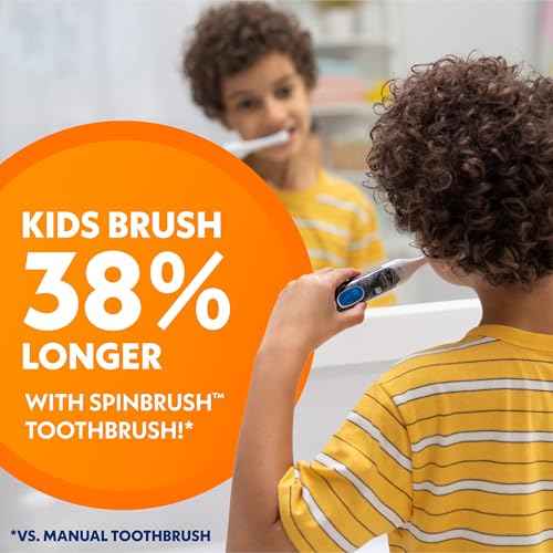 Spinbrush Princess Peach Kid¡¯s Electric Battery Toothbrush, Soft Bristles