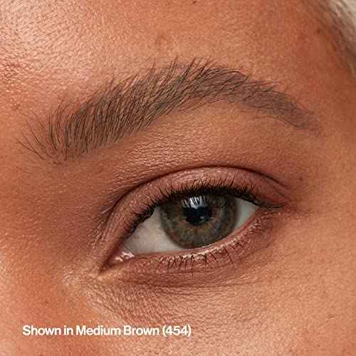 Revlon ColorStay Micro Eyebrow Pencil with Built In Spoolie Brush, Infused with Argan and Marula Oil, Stocking Stuffer for Her, 454 Medium Brown, 0.003 oz