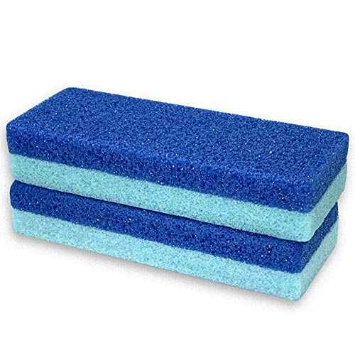Maryton Foot Exfoliator File Scrubber Sponge Pedicure Tool Callus Remover for Feet, Salon Foot Scrub Pads Pedi Gifts for Men Women, 2pcs