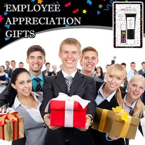 30 Pack Christmas Lip Balm Hand Cream Gift Bulk Staff Employee Appreciation Team Thank You Gift You're Awesome Xmas Appreciation Party Favor Christmas Stocking Stuffers for Women Men
