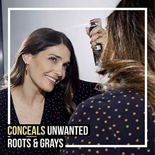 TRESemm? Root Touch-Up, Temporary Hair Color, Light Brown Hair Ammonia-free, Peroxide-free Root Cover Up Spray 2.5 oz