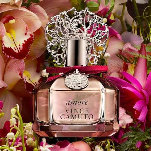 Vince Camuto Amore Eau de Parfum Spray Perfume for Women, Floriental Fruity Scent, Notes of Sparkling Clementine Ice, Bergamot, & Sandalwood, Long Lasting, Sensual Fragrance