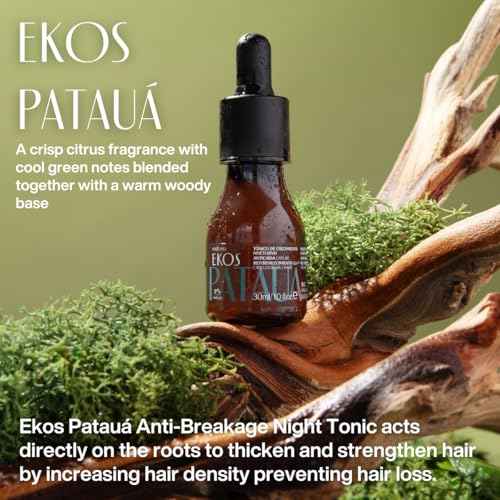 natura Ekos Patau? Anti-Breakage Night Tonic - Accelerate Growth & Strengthen Hair - Increase Density & Prevent Hair Loss - Vegan Hair Care - Brazilian Beauty Secrets - Hair Care 30ml