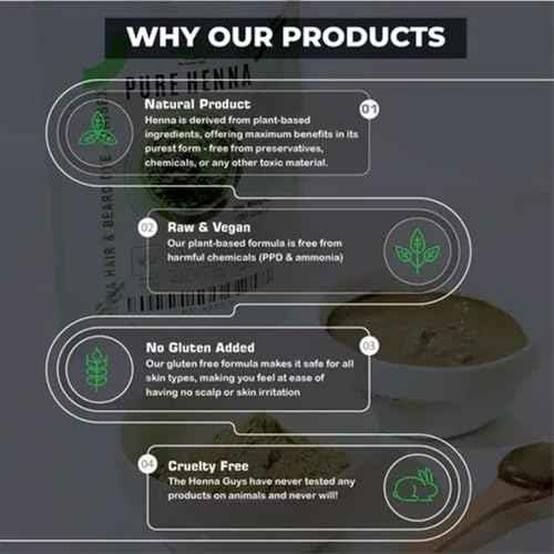 400 Grams - 100% Pure Henna Powder For Hair Dye - Red Henna Hair Color, Best Red Henna For Hair - The Henna Guys