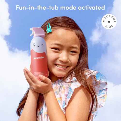 Evereden Kids Shower Essentials Set: 2-in-1 Kids Shampoo and Conditioner + Cloud Body Wash - Gentle Cloud-Like Toddler Body Wash & Gentle Shampoo-Conditioner - Clean & Vegan Skin Care