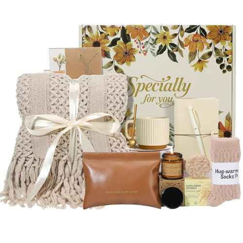 Self Care Gifts for Women Get Well Soon Gift - Sympathy Gift Baskets for Women Care Package, Birthday Gifts Thinking of You Inspirational Christmas Gift for Mom Her Friend Sister Wife Coworker
